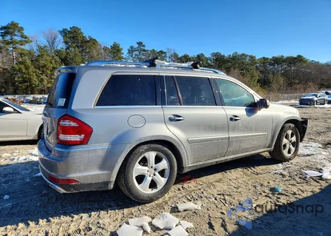 2010 Mercedes-Benz Gl 450 4Matic z USA, uszkodzony, nr VIN 4JGBF7BE1AA542563